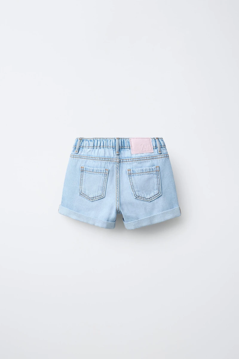 SHORT EN JEAN MOM FIT