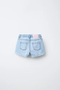 SHORT EN JEAN MOM FIT