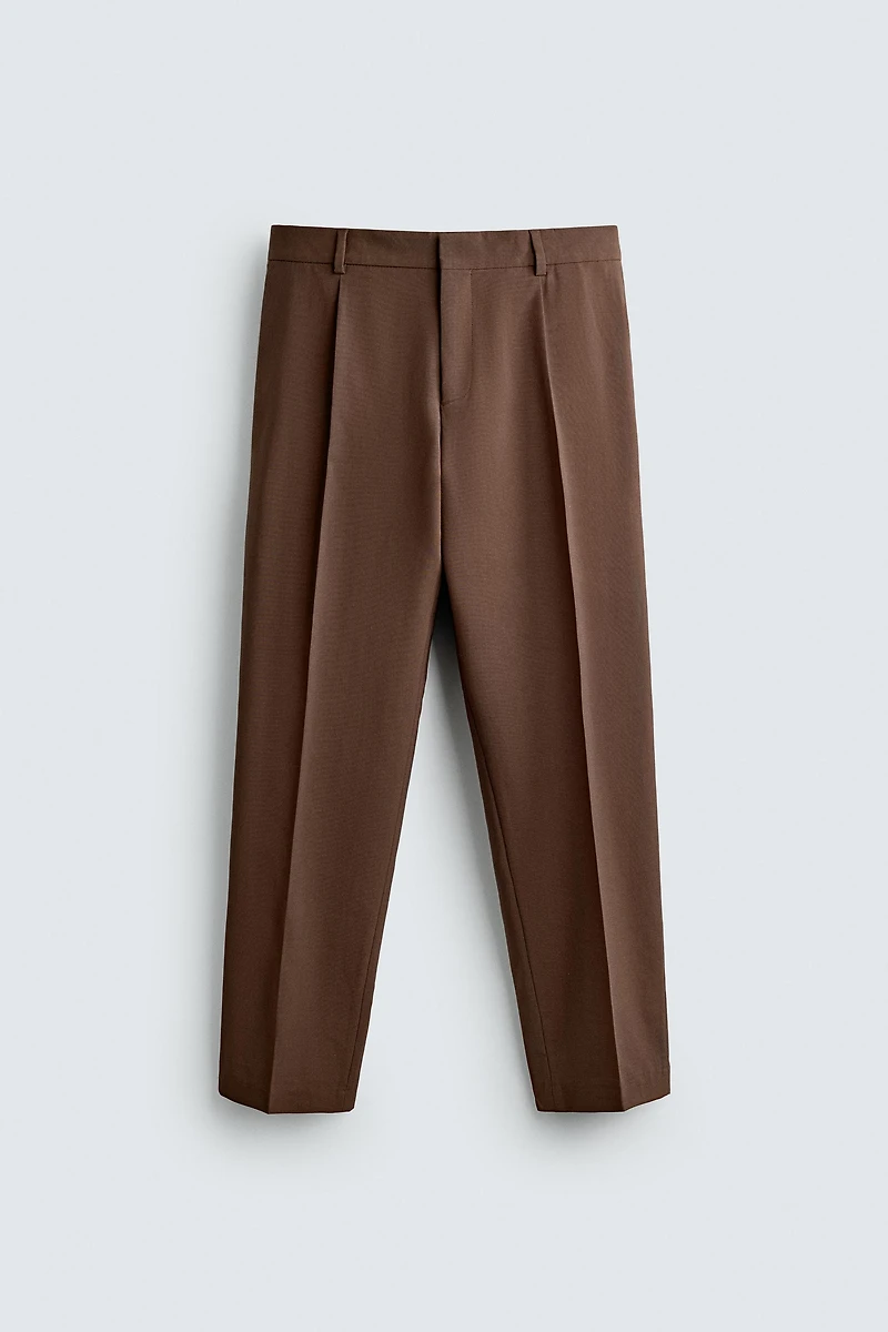 REGULAR FIT SUIT PANTS