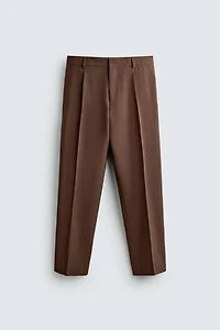 REGULAR FIT SUIT PANTS