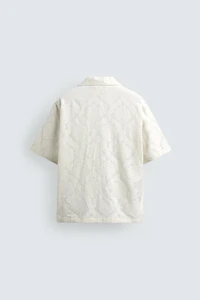 CHEMISE RELAXED FIT JACQUARD TEXTURÉ