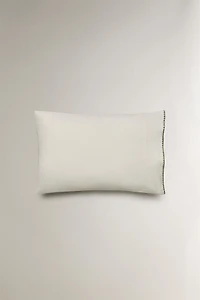 KIDS COTTON SHELL STITCH PILLOWCASE