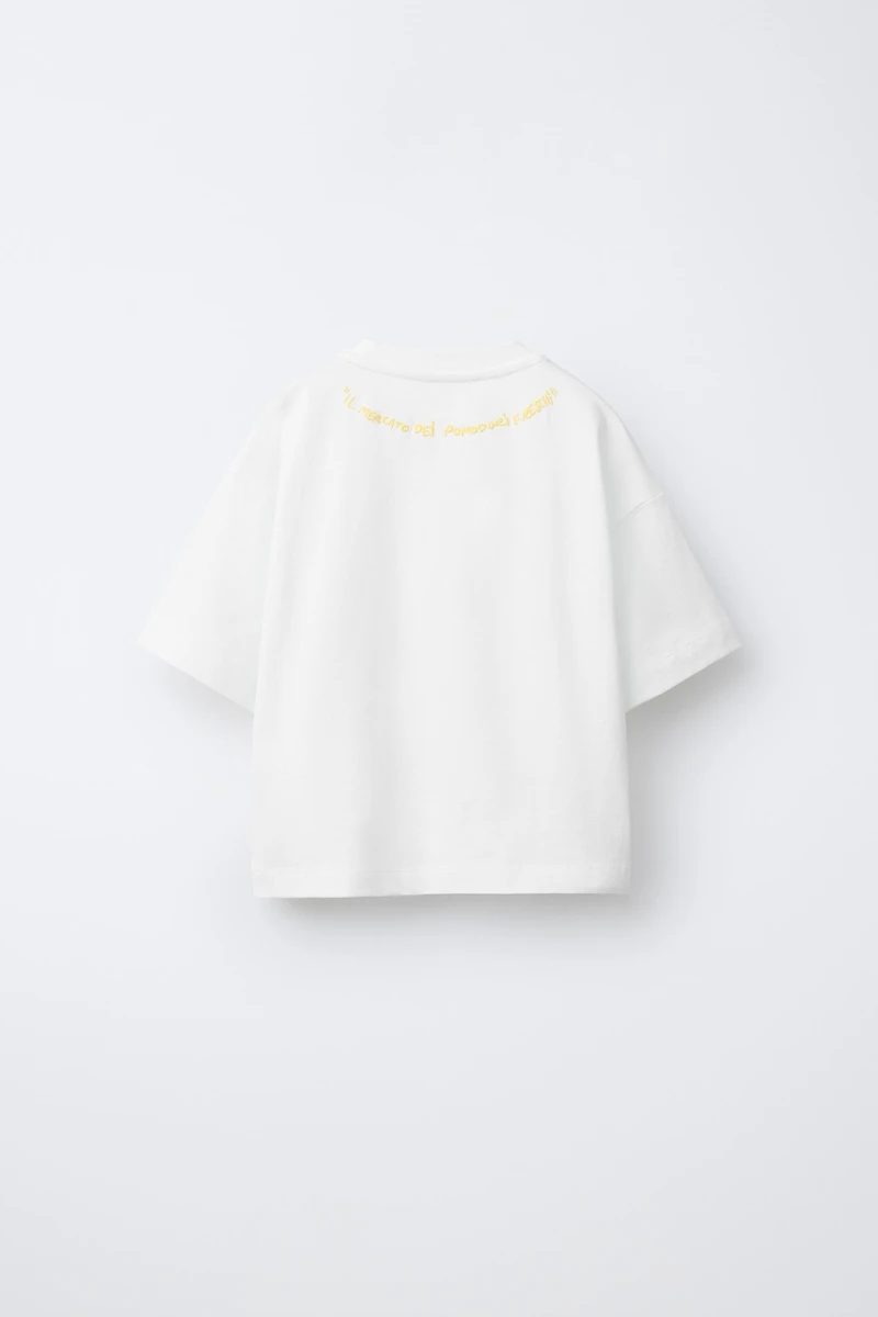 T-SHIRT À PIÈCE CITRONS