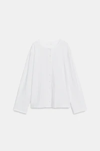 BUTTON-UP T-SHIRT