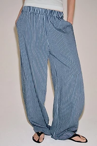 ZW COLLECTION STRIPED WIDE LEG PANTS