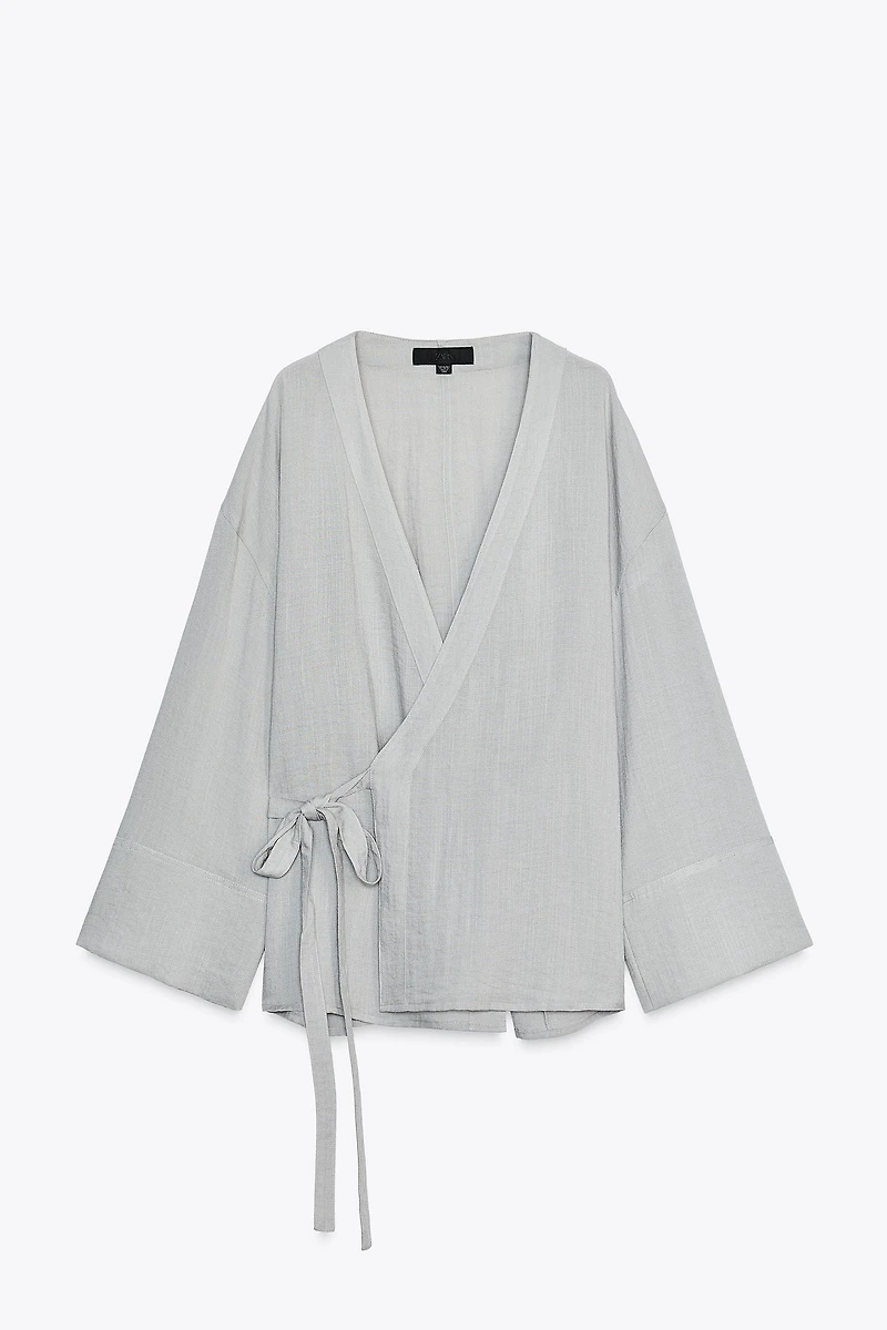 SIDE TIE KIMONO