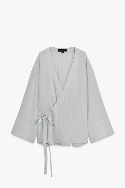 SIDE TIE KIMONO
