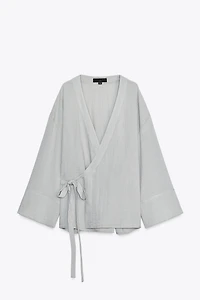 SIDE TIE KIMONO