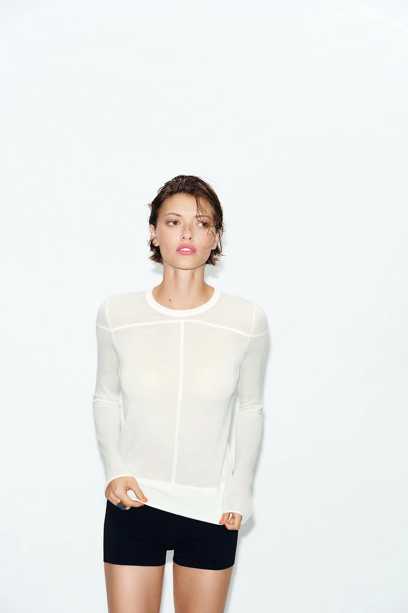 FINE-KNIT WOOL JUMPER