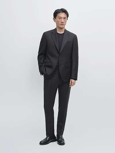 Blazer 100 % laine froide