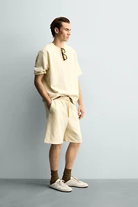 BERMUDA JOGGER STRUCTURÉ