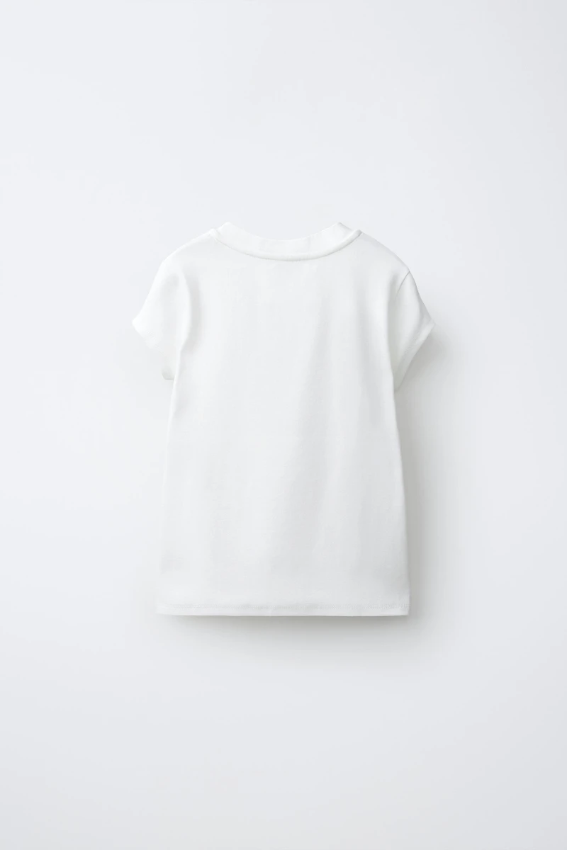 T-SHIRT À PIÈCE CAMOUFLAGE