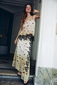 PRINTED LACE SKORT