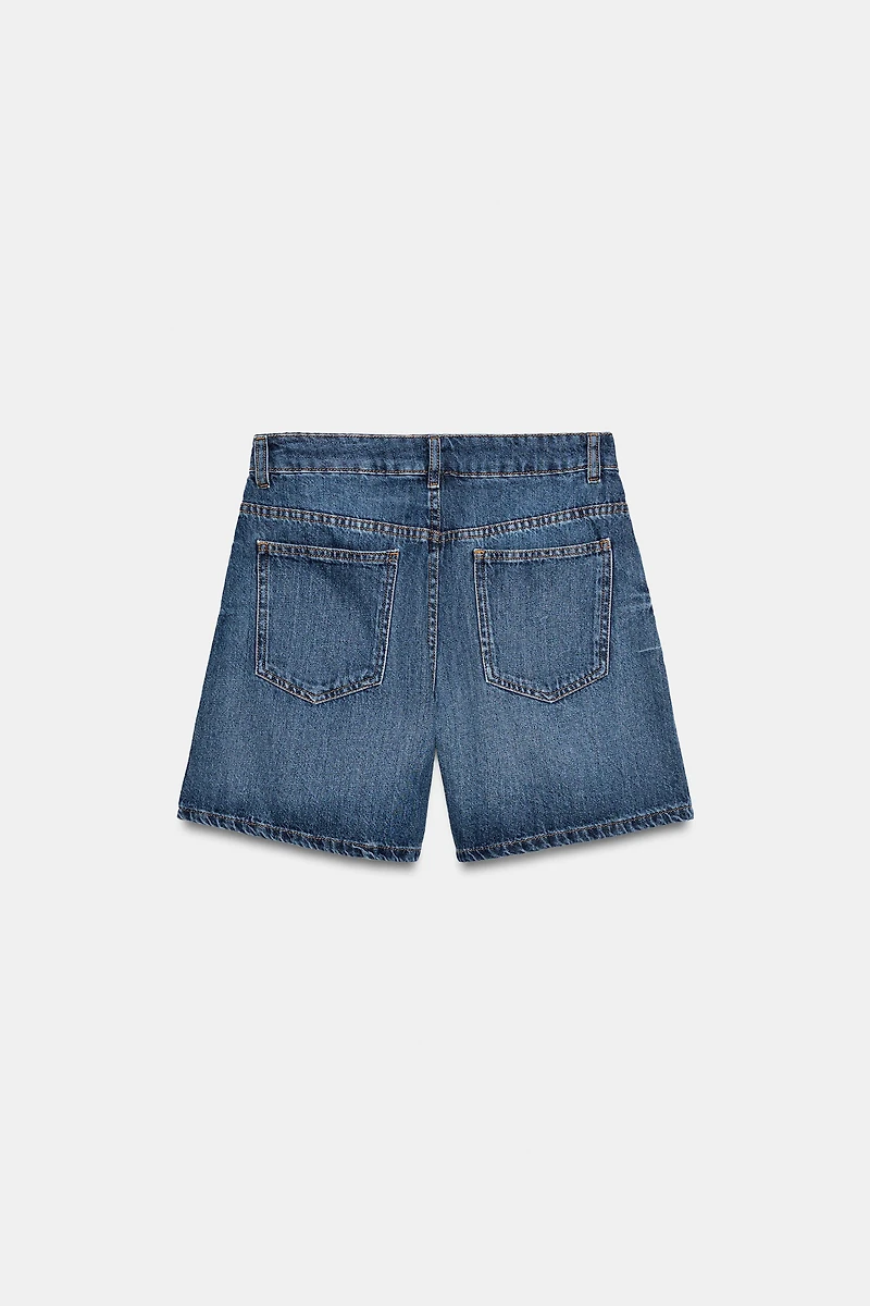 ZW COLLECTION HIGH-WAIST DENIM SHORTS