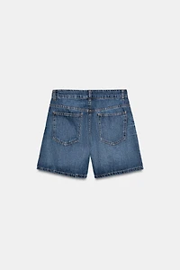 ZW COLLECTION HIGH-WAIST DENIM SHORTS