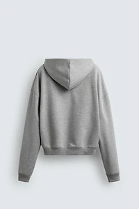 PATCH HOODIE SWEATSHIRT