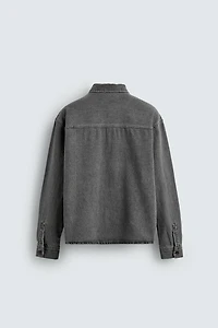 BOXY FIT DENIM SHIRT