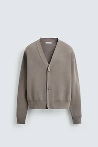 CARDIGAN STRUCTURE COTON