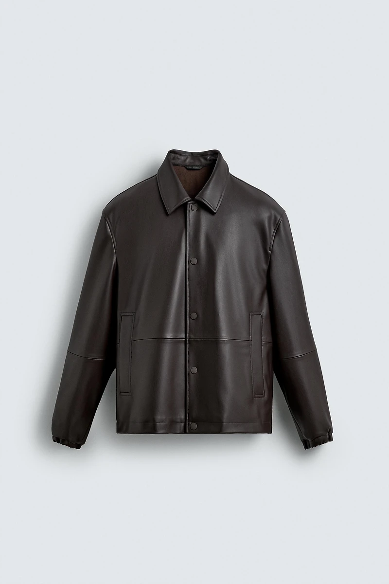 BLOUSON EN MATIÈRE SYNTHÈTIQUE