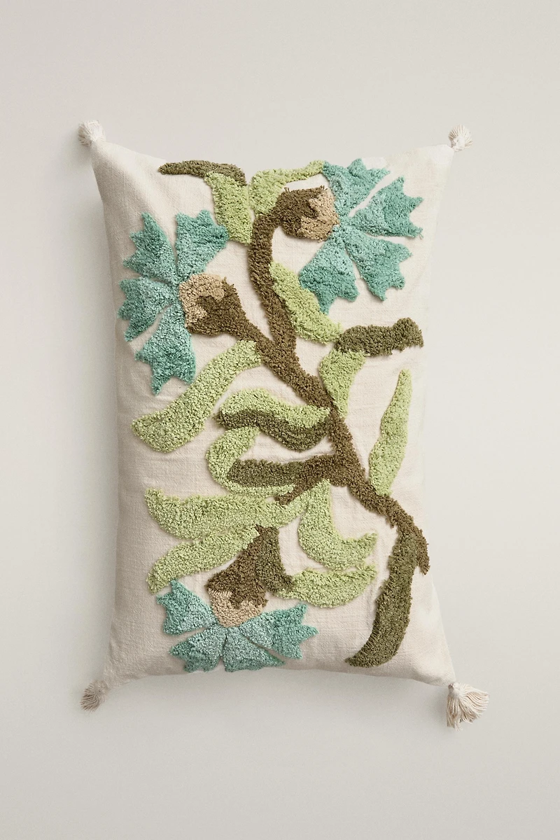 TUFTING THROW PILLOW COVER