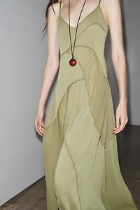 COMBINATION FLOWY DRESS