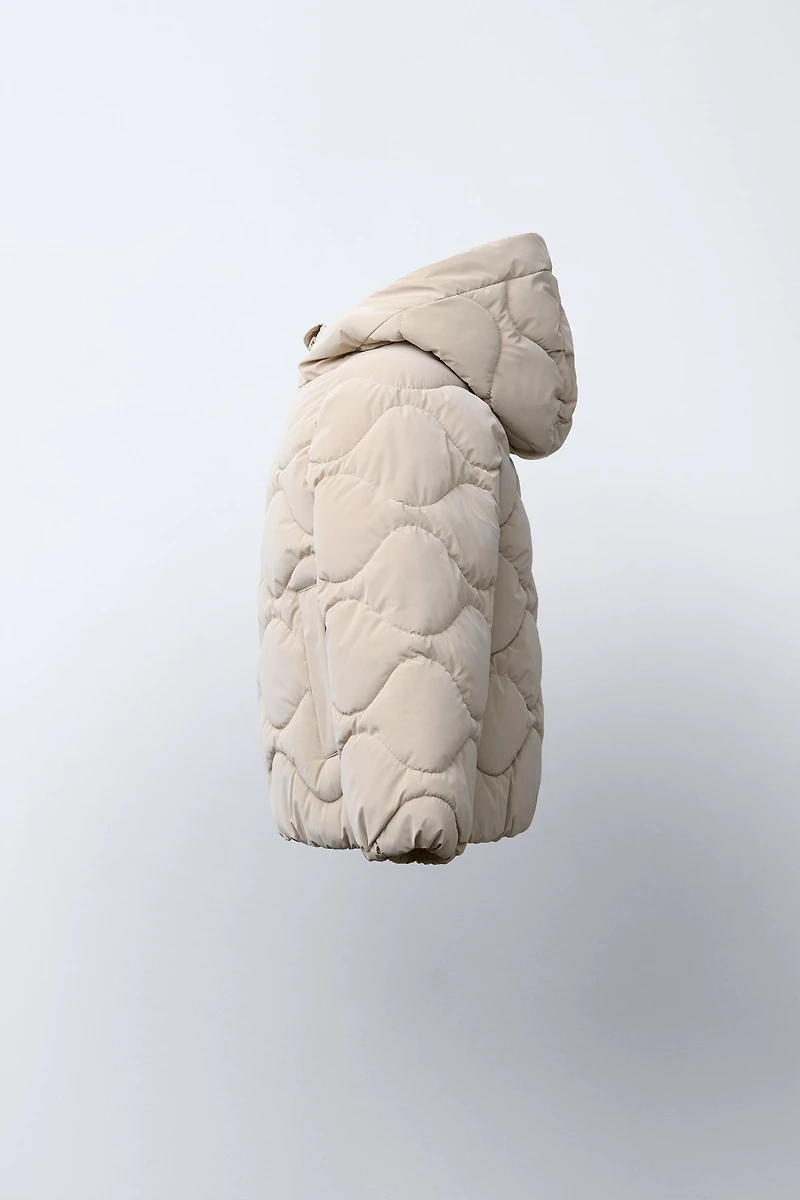 VESTE REMBOURRÉE EFFET GOMMÉ