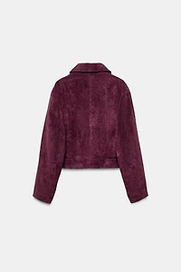 100% SUEDE LEATHER JACKET