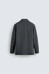 TEXTURED RELAXED FIT BLAZER