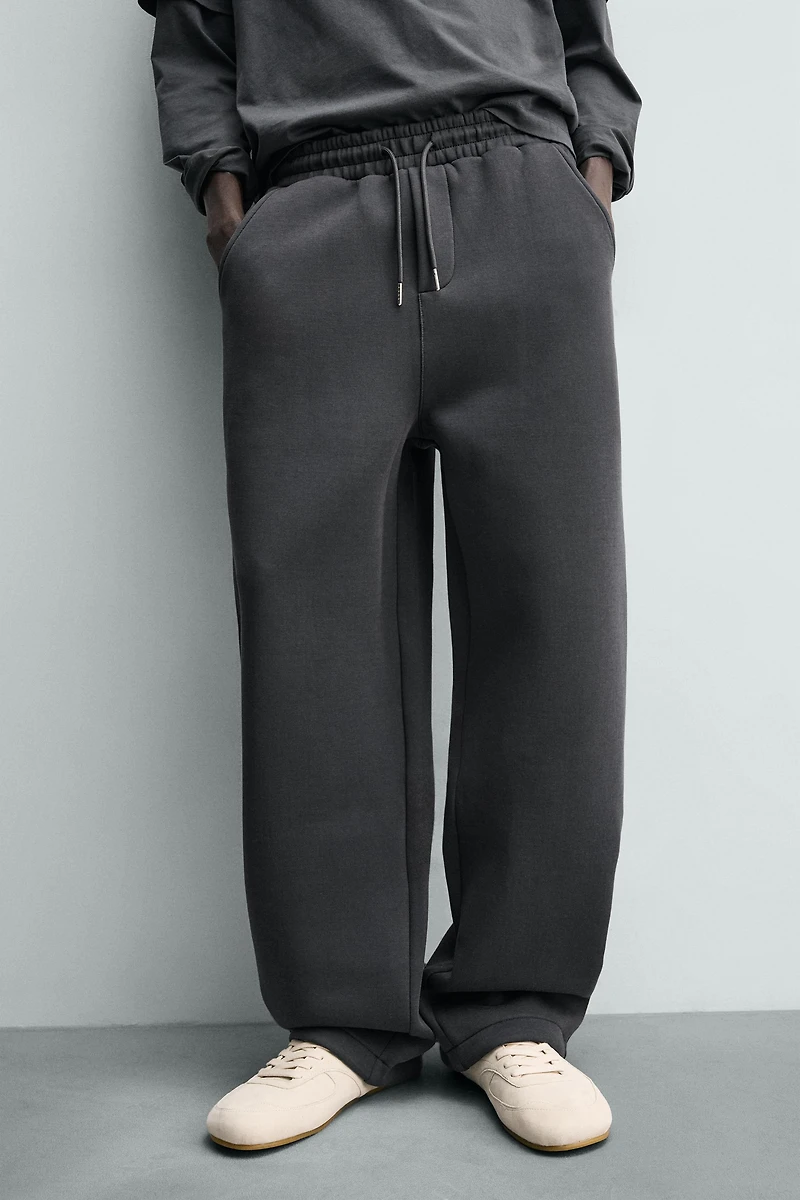 PANTALON JOGGER INTERLOCK COUPE DÉCONTRACTÉE