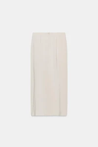 GATHERED PAREO MIDI SKIRT