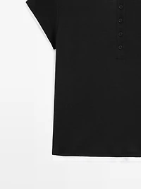 Layered Henley T-shirt