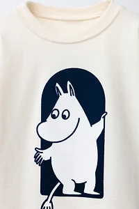 MOOMIN © FLOCKED PRINT T-SHIRT