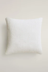 LINEN LETTER H EMBROIDERED CUSHION