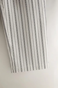 STRIPED COTTON TROUSERS