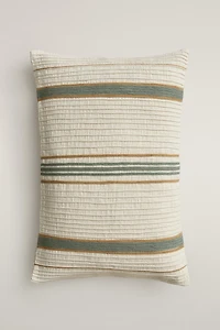 STRIPED THROW PILLOW COVER