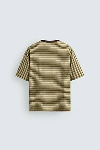 REGULAR FIT STRIPED T-SHIRT