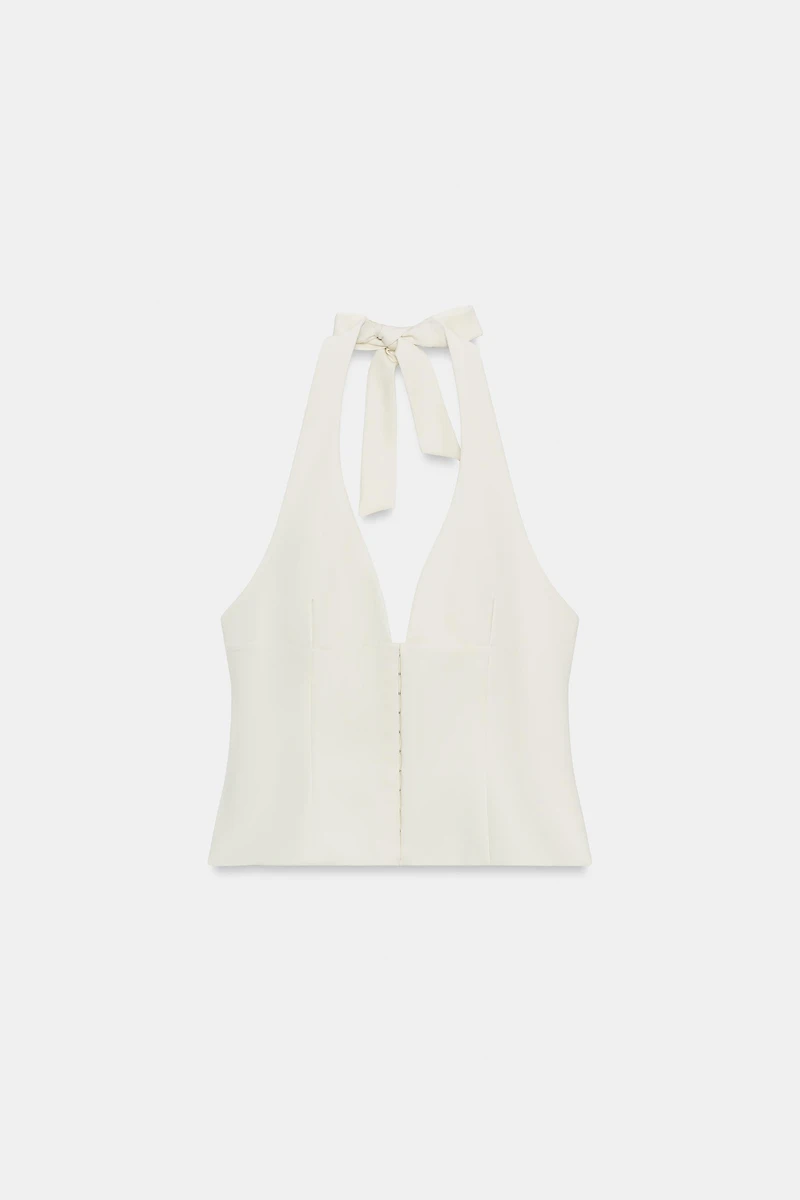 CORSET HALTER TOP