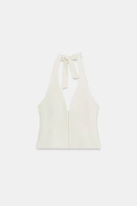 CORSET HALTER TOP