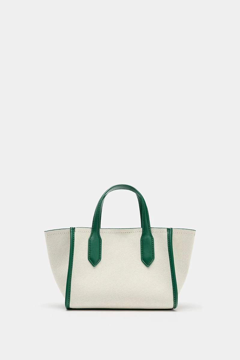 CANVAS MINI SHOPPER BAG