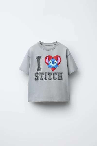 T-SHIRT IMPRIMÉ BRILLANT LILO & STITCH © DISNEY