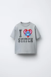 LILO & STITCH © DISNEY GLITTER PRINT T-SHIRT