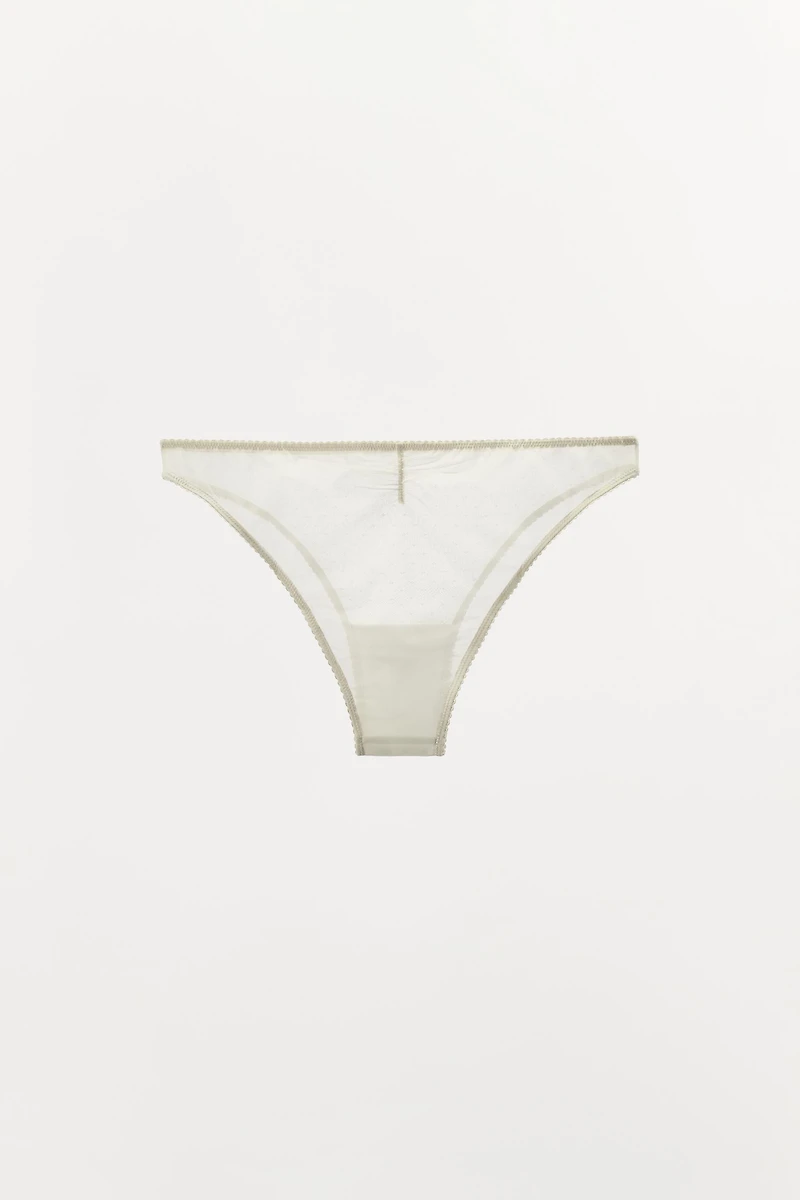 POLKA DOT MESH UNDERWEAR