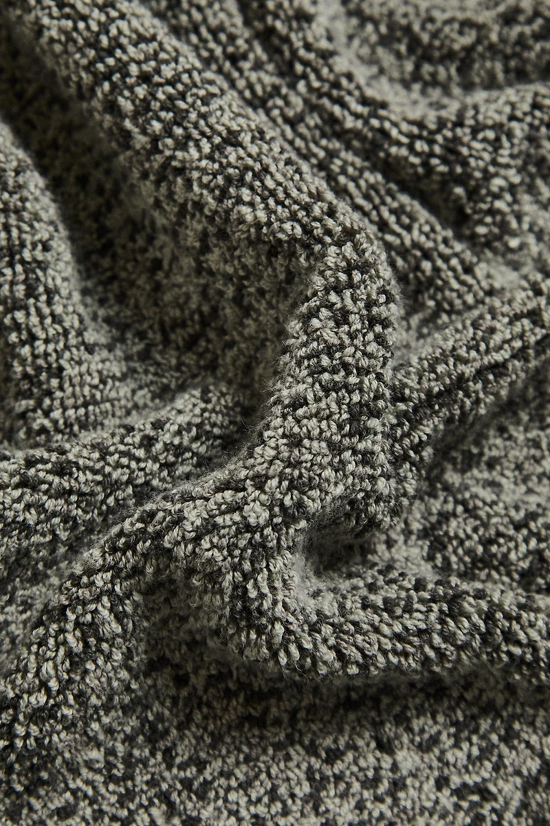 MELANGE-EFFECT BATH MAT