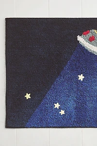 KIDS' SPACESHIP BATH MAT