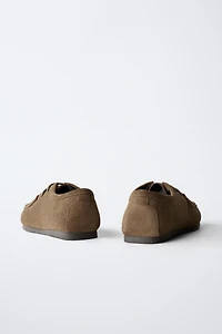 STITCHED LEATHER SHOES