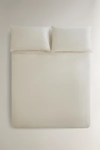 STRIPED SATEEN DUVET COVER (300 THREAD COUNT)