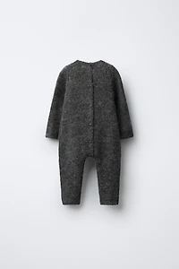 WOOL BLEND LONG JUMPSUIT