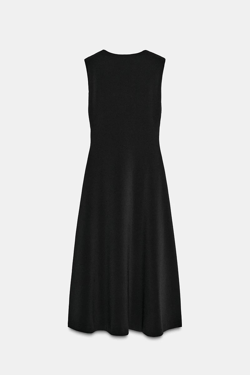 CREPE MIDI DRESS