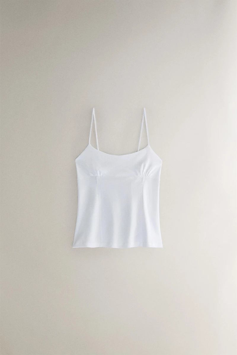 COTTON JERSEY TOP