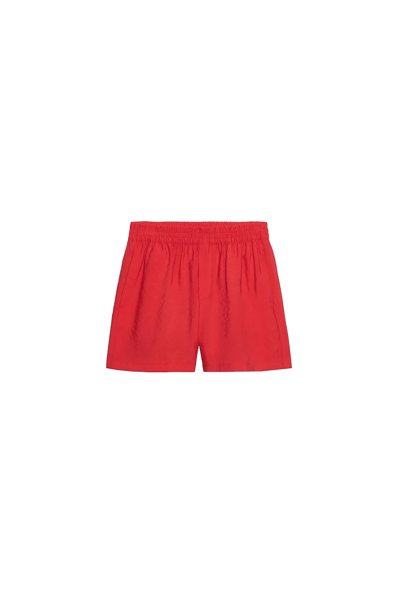 FLOWY SHORTS WITH ELASTIC WAIST